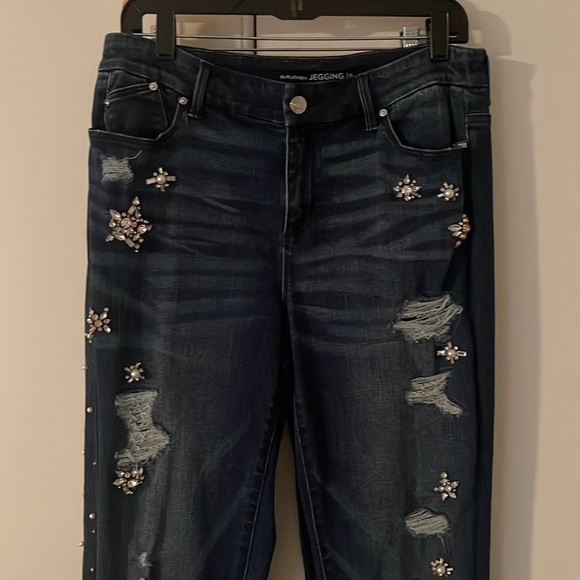 Jeans embellished by Chico’s size 0 - Picture 3 of 5